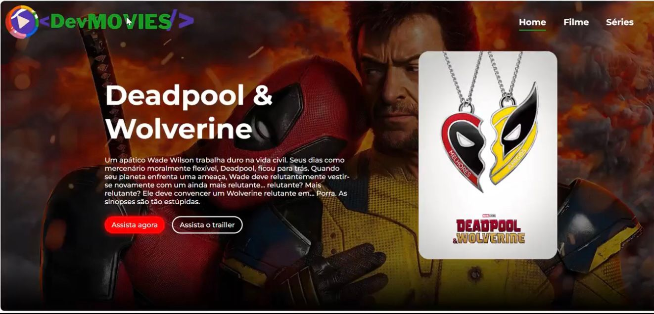 Imagem do projeto DevFlix